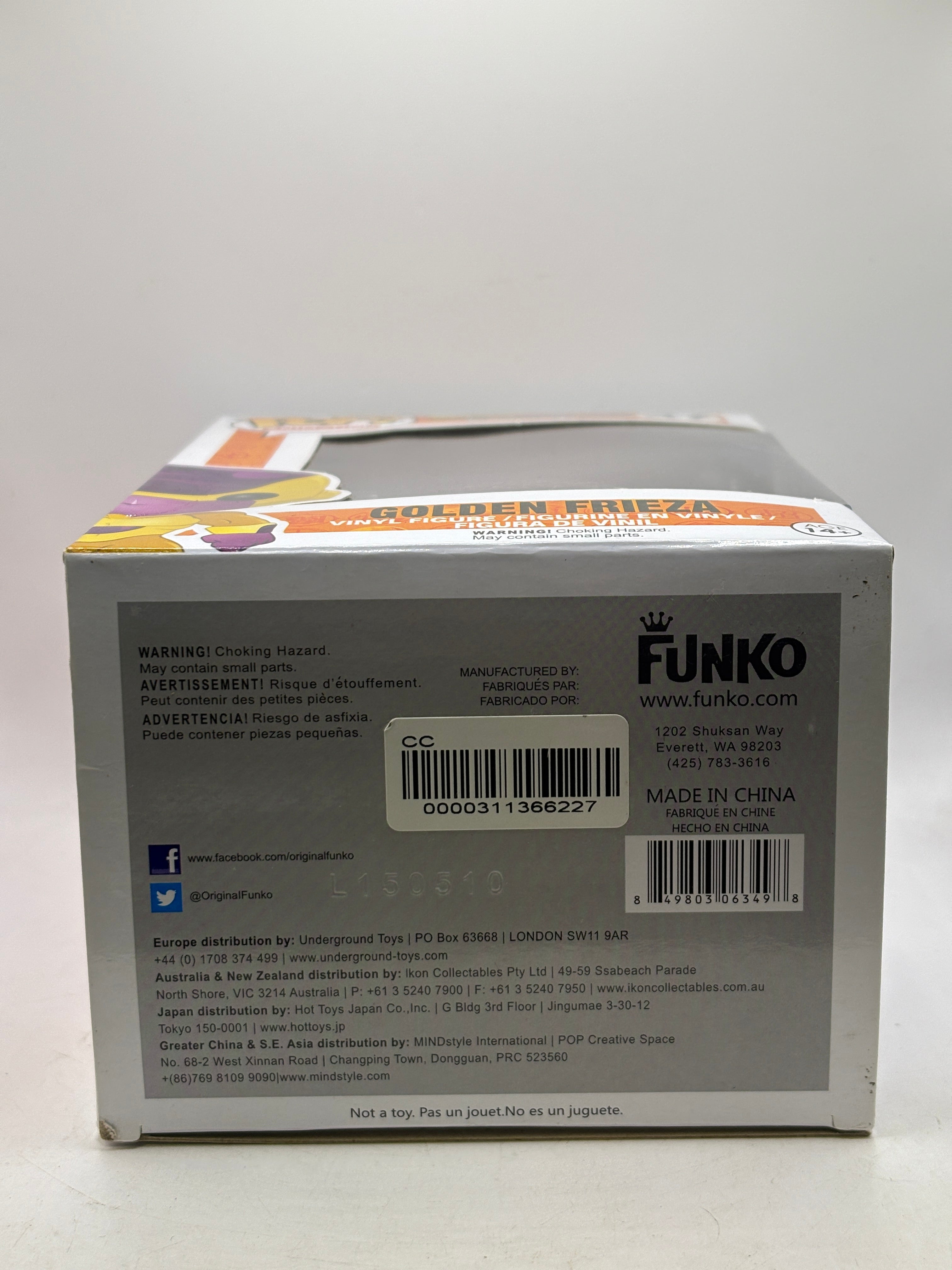 Funko POP! Animation Dragon Ball Z #47 Golden Frieza Vinyl Figure NO STICKER, photo 6